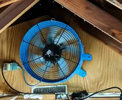 attic fan services with installed attic ventilation fan system in Salt Lake City, UT